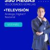 350 MB de Internet + Televisión Con 151 Canales