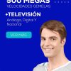 500 MB de Internet + Televisión Con 151 Canales