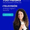700 MB de Internet + Televisión Con 151 Canales