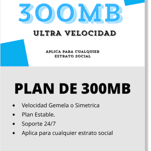 Internet de 300 MB