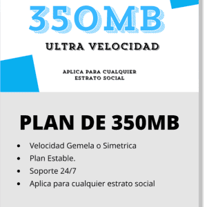 Internet de 350 MB