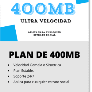 Internet de 400 MB