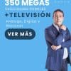 350 MB de Internet + Televisión Con 151 Canales